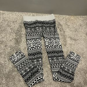 Fleece lined leggings